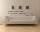 You don't Choose Quotes Wall  Art Stickers
